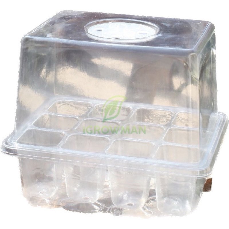 ถาดเพาะเมล็ดทรงสูง(12หลุม)ถาดเพาะต้นกล้าถาดปักชำกิ่ง seedling tray พร้อมฝาบ่มระบายอากาศควบแน่นต้นไม้ - Image 5