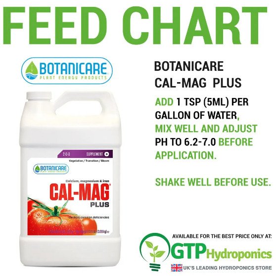 Cal-Mag Plus 2-0-0 (Botanicare) 🇺🇸ปุ๋ยเสริมธาตุอาหารที่พืชต้องการสำหรับพืช 50ml/100ml/250ml - Image 5