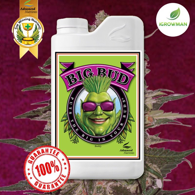 Big Bud Advanced Nutrients ปุ๋ยเร่งดอกใหญ่ เพิ่มน้ำหนักดอกและผลผลิต 50/100/250ml ของแท้100% ปุ๋ยUSA