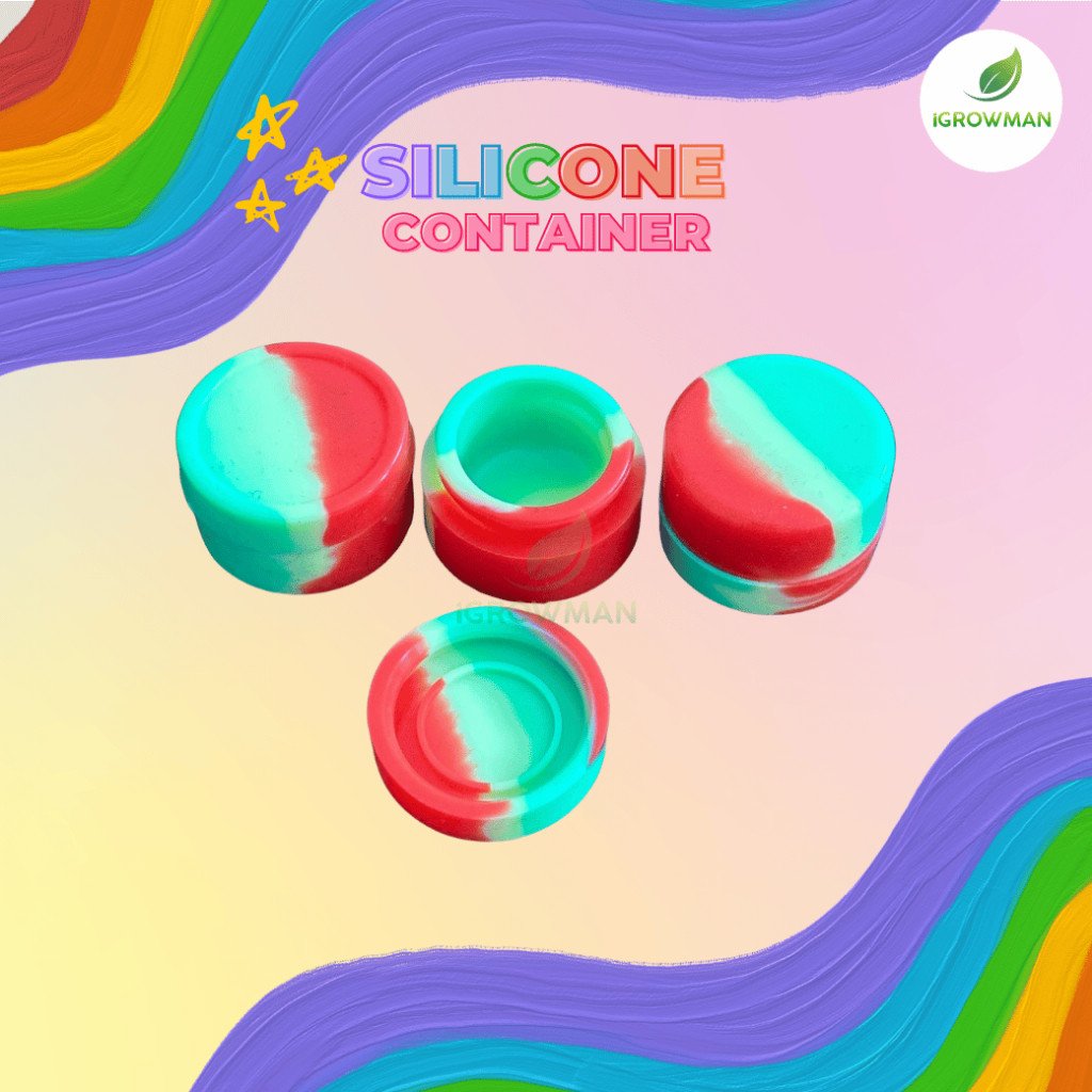 กระปุกซิลิโคน Silicone container 5ml for Wax/Shatter/Dab/Rosin/Resin - Image 2