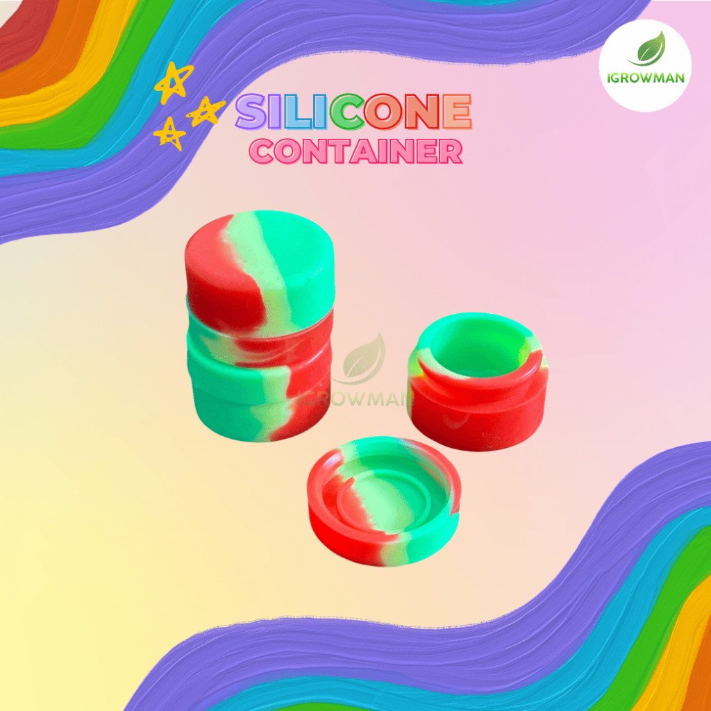 กระปุกซิลิโคน Silicone container 5ml for Wax/Shatter/Dab/Rosin/Resin - Image 4