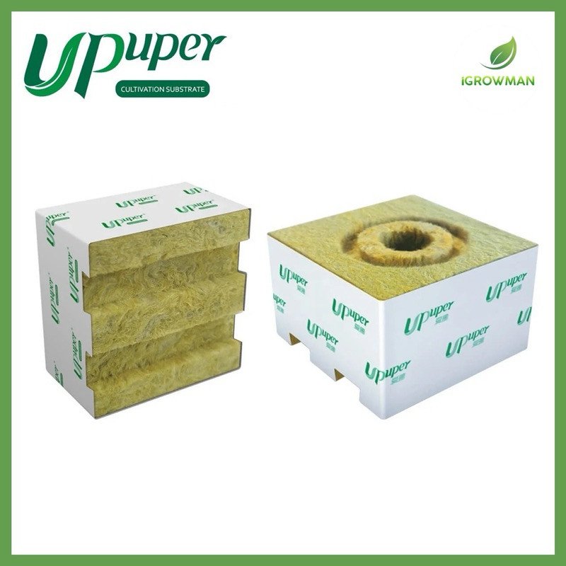 Upuper Rockwool Cubes ร็อควูลก้อน 4นิ้ว ใยหินปลูกต้นไม้ สำหรับปลูกต้นไม้ CB100S Cultivation Plug - Image 2