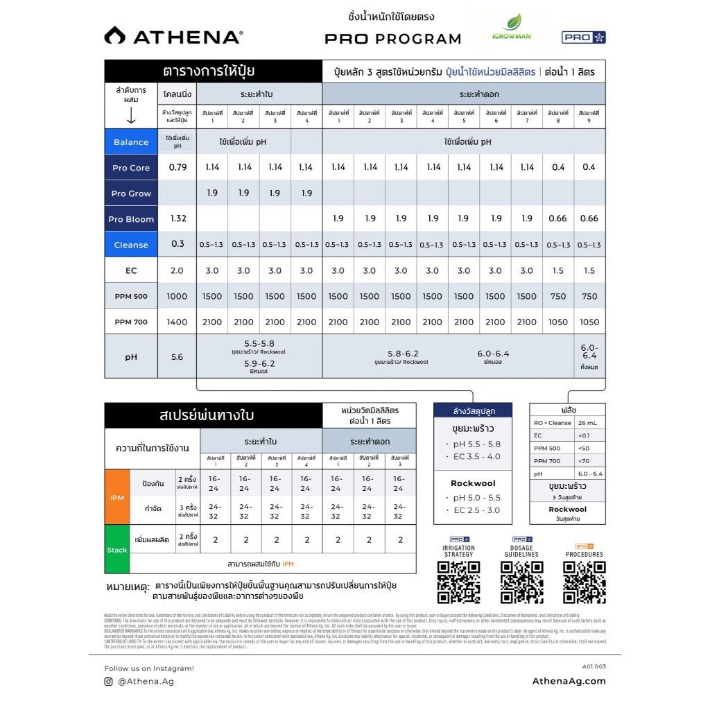 Athena IPM สูตรกำจัดการศัตรูพืชแบบสมบูรณ์ ฆ่าแมลง ไรแดง และโรคราน้ำค้าง ขวดแบ่งขนาด 50/100/250ml - Image 5