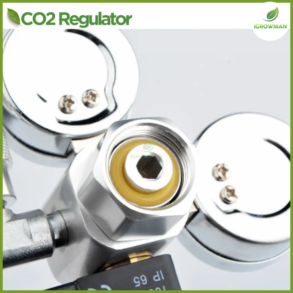 หัวเรกกูเรเตอร์ Mufan CO2 Regulator พร้อมโซลินอยด์ เกลียวไทยแท้ CGA320 ตู้ไม้น้ำ - Image 2