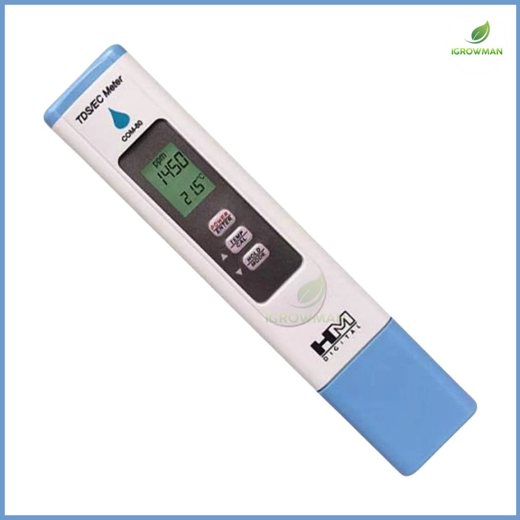 COM-80 HM Digital ปากกาวัดค่า TDS/EC แม่นยำ ใช้งานง่าย เหมาะสำหรับปลูกพืช ตรวจคุณภาพน้ำ Hygrotester - Image 5