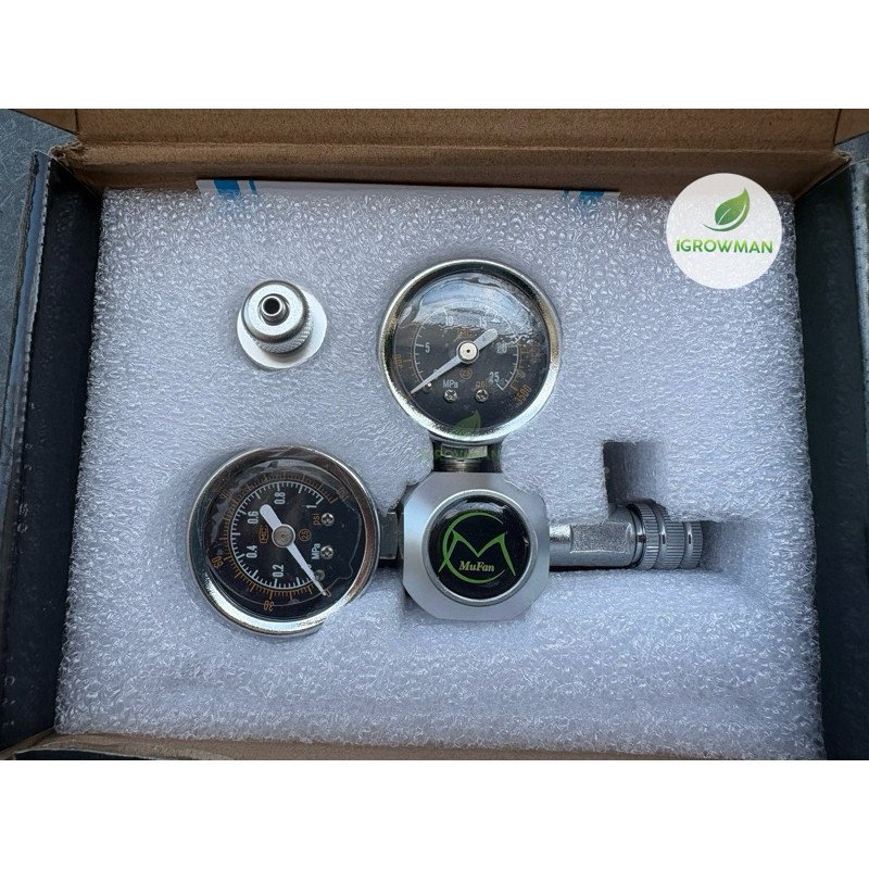 หัวเรกกูเรเตอร์ Mufan CO2 Regulator พร้อมโซลินอยด์ เกลียวไทยแท้ CGA320 ตู้ไม้น้ำ - Image 8